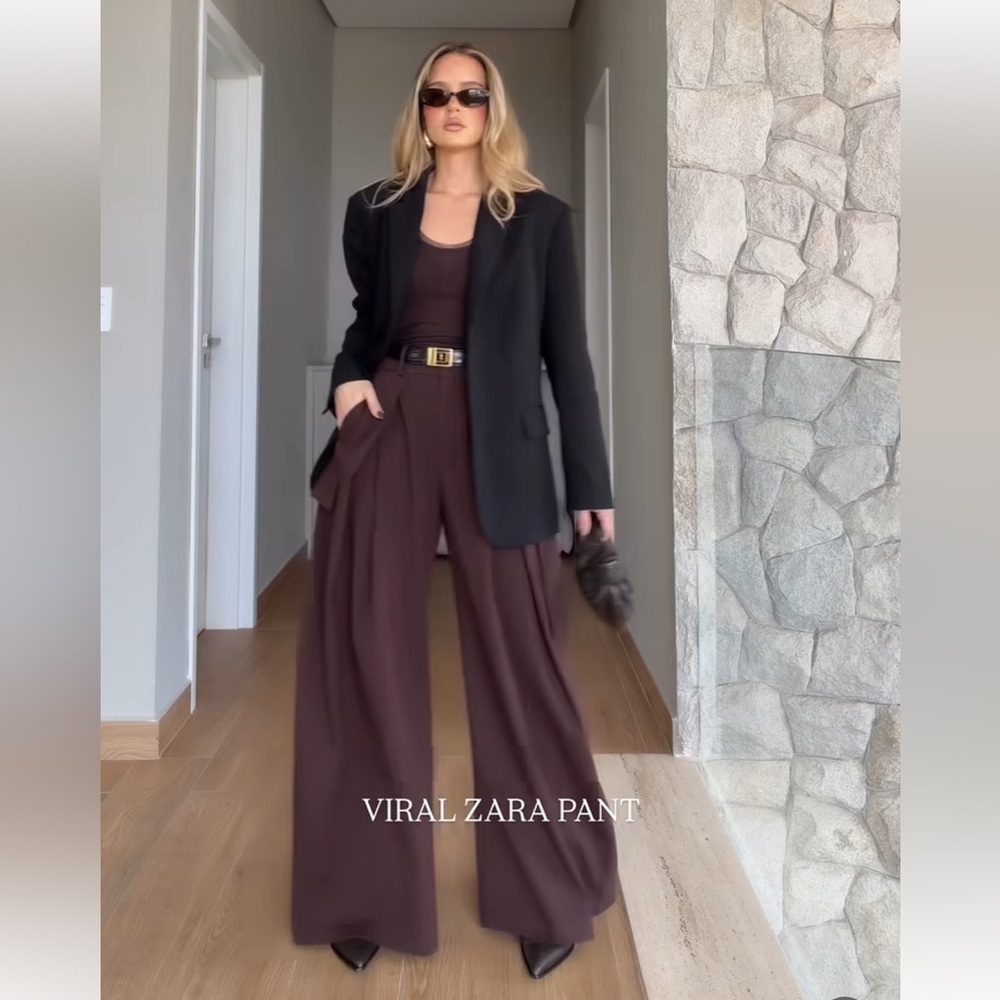 TREND NEW ZARA PLEATED CARGO PANTS
🚨firm price no discount on this pants - Picture 1 of 16